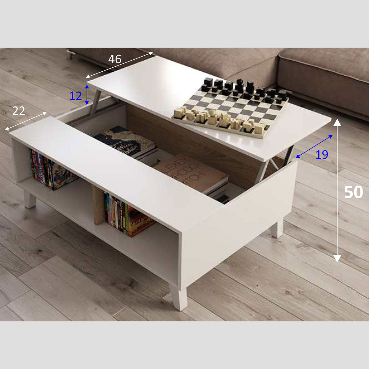 MESA DE CENTRO ELEVABLE STYLUS