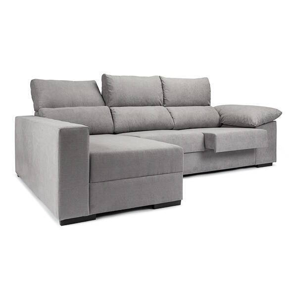 SOFA CHAISELONGUE 2,60cm LANZAROTE GRIS CLARO