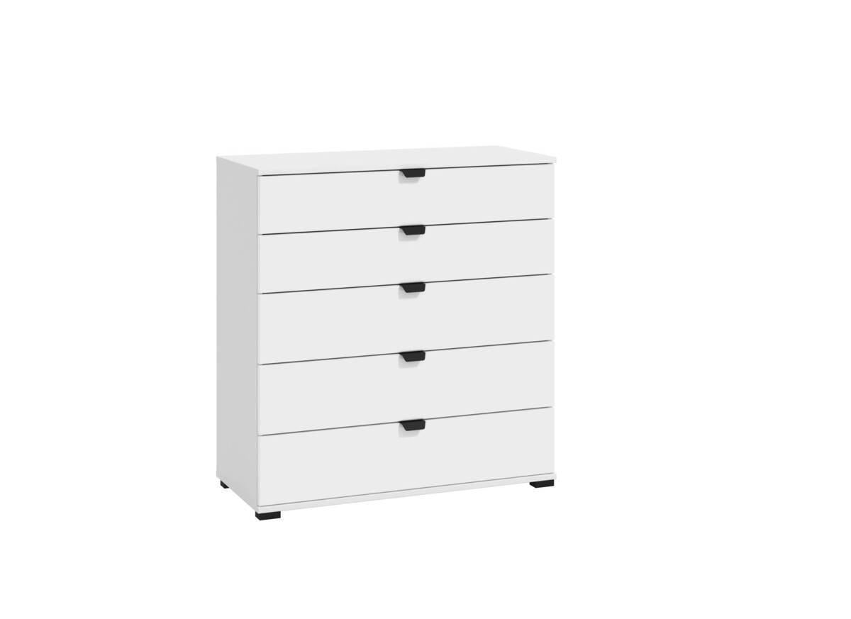 COMODA 5 CAJONES BLANCO DUMARA