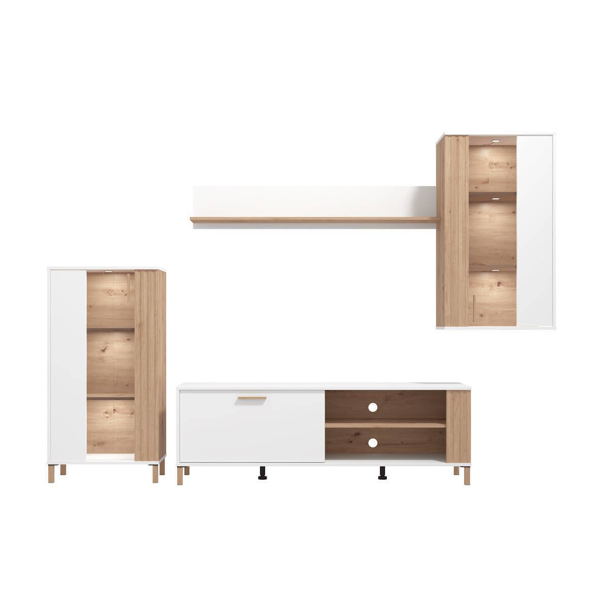 COMPOSICION SALON MOD. CORCEGA ARTISAN / BLANCO