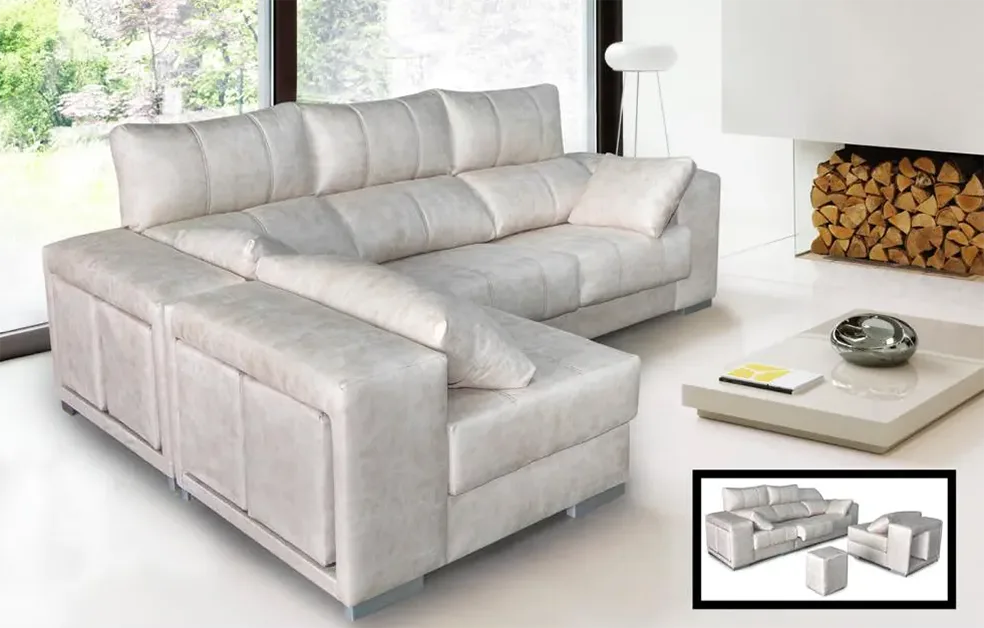 Sofa shaiselongue