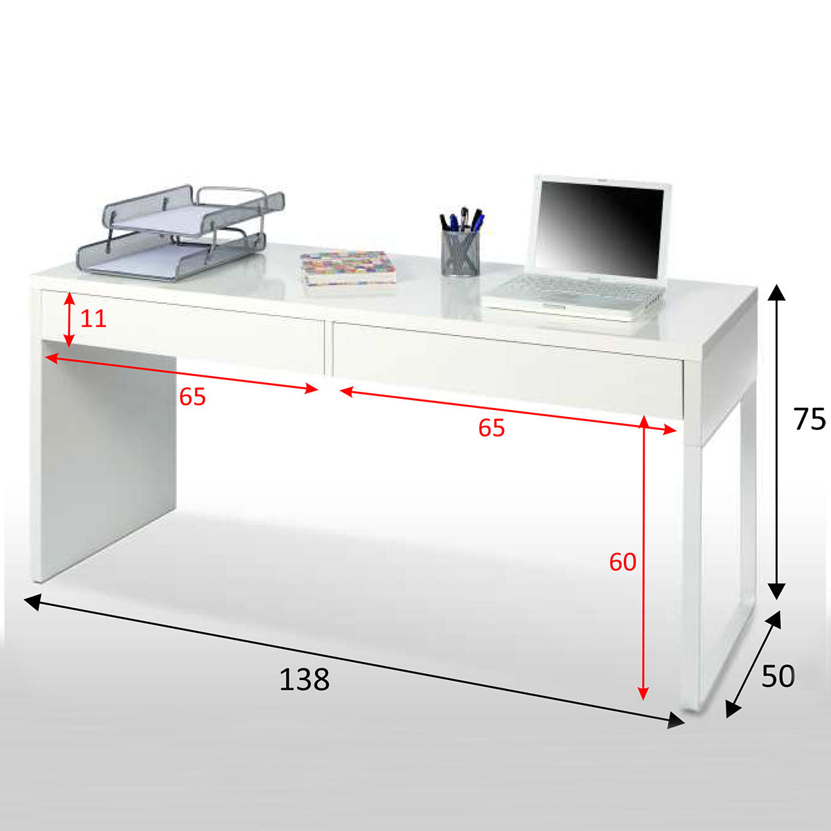 MESA ESCRITORIO BIANCA