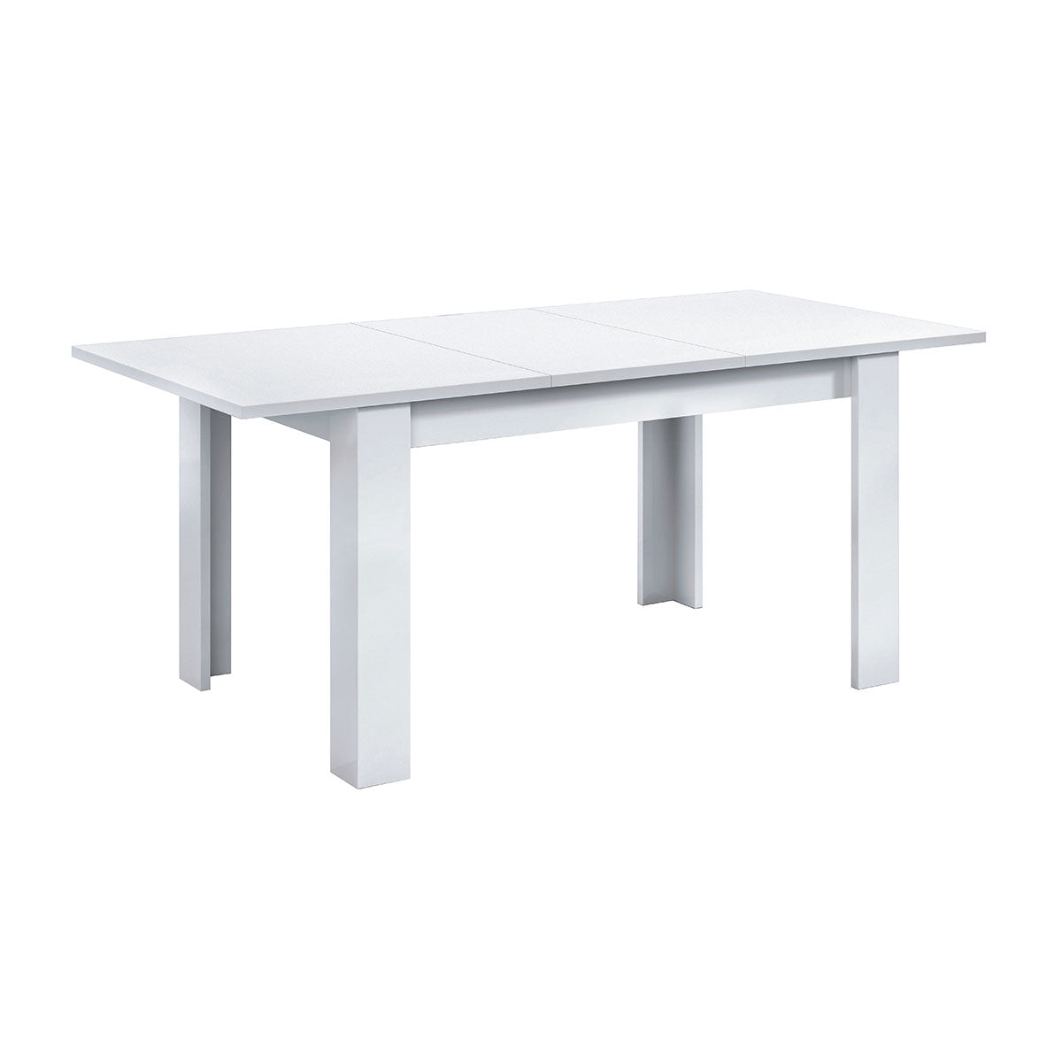 MESA DE COMEDOR BLANCO MATE EXTENSIBLE SAHARA