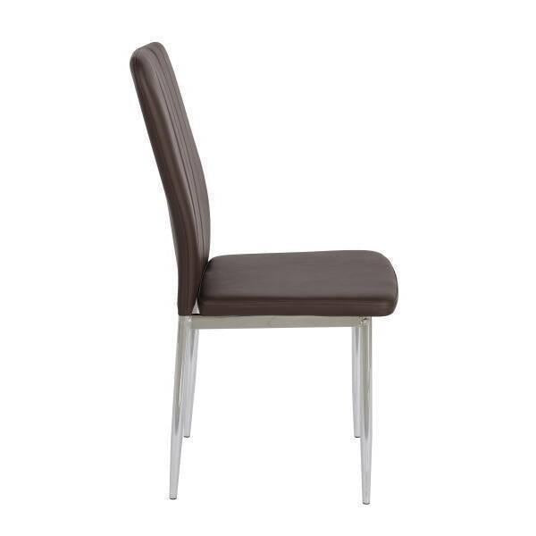 SILLA DE COMEDOR PILIPIEL CHOCO ALANA
