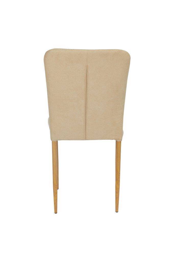 SILLAS DE COMEDOR SALMA TELA BEIGE  EN CAJAS DE 6 UDS