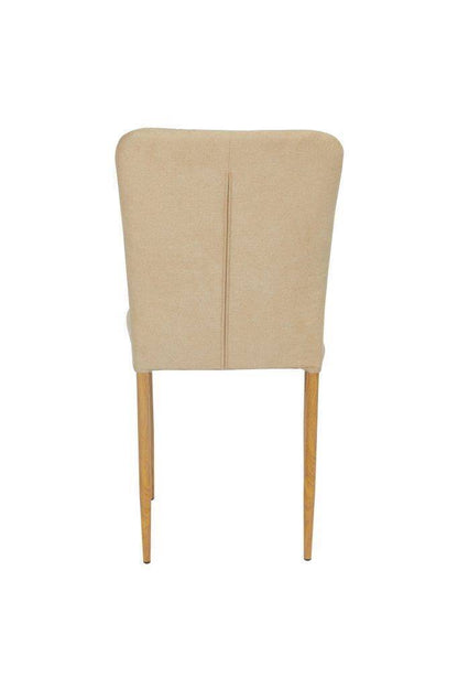 SILLAS DE COMEDOR SALMA TELA BEIGE  EN CAJAS DE 6 UDS