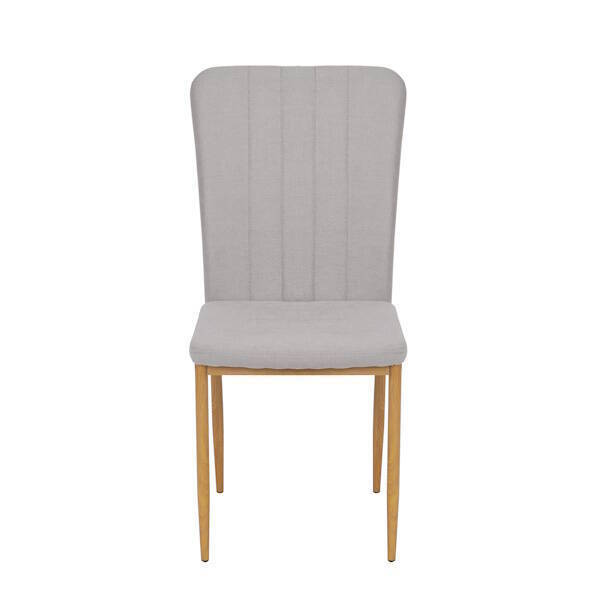 SILLAS DE COMEDOR SALMA TELA GRIS 6 UDS