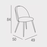 SILLA ADARA PATA MADERA.VERDE SE SIRVE EN CAJA DE 4 UDS