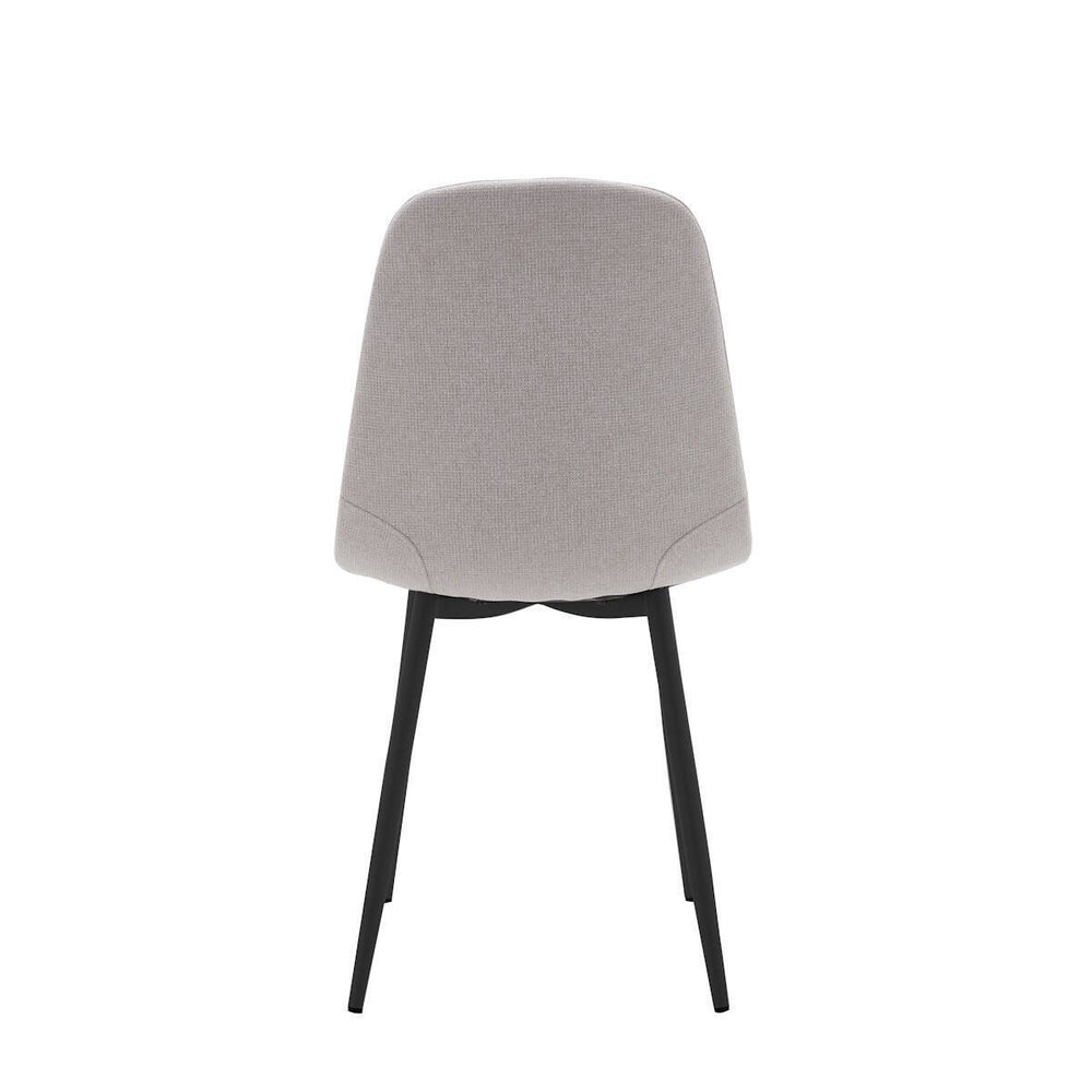 SILLA LIMA TELA  BEIGE CLARO CAJA 4UDS