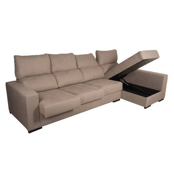 SOFA CHAISELONGUE 300cm LEON