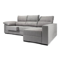 SOFA CHAISELONGUE 2,60cm LANZAROTE GRIS CLARO