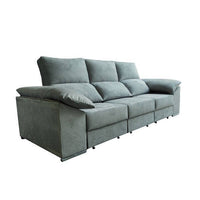 SOFA 3 PLAZAS CARRO DESLIZANTE 2,70cm AMARGO GRIS
