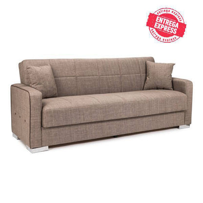 sofa cama marron 