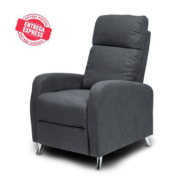 SILLON RELAX PUSH LIDA GRIS