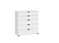 COMODA 5 CAJONES BLANCO DUMARA