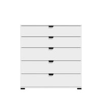 COMODA 5 CAJONES BLANCO DUMARA