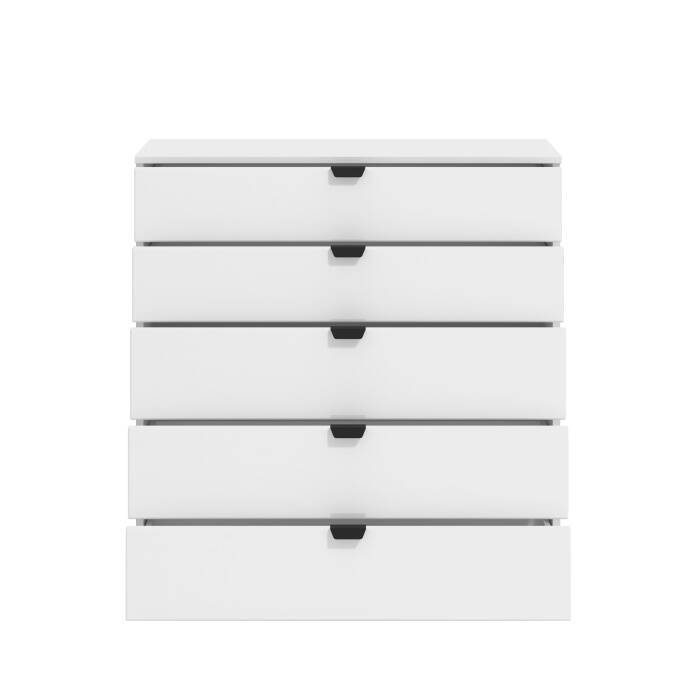 COMODA 5 CAJONES BLANCO DUMARA