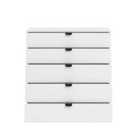 COMODA 5 CAJONES BLANCO DUMARA