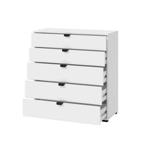 COMODA 5 CAJONES BLANCO DUMARA