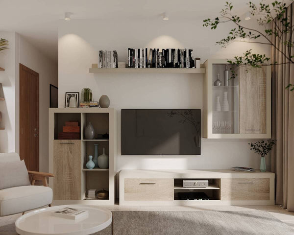 MUEBLE DE SALON EN ROBLE VALERIA