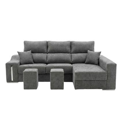 SOFA CHAISELONGUE 265cm CON ARCON