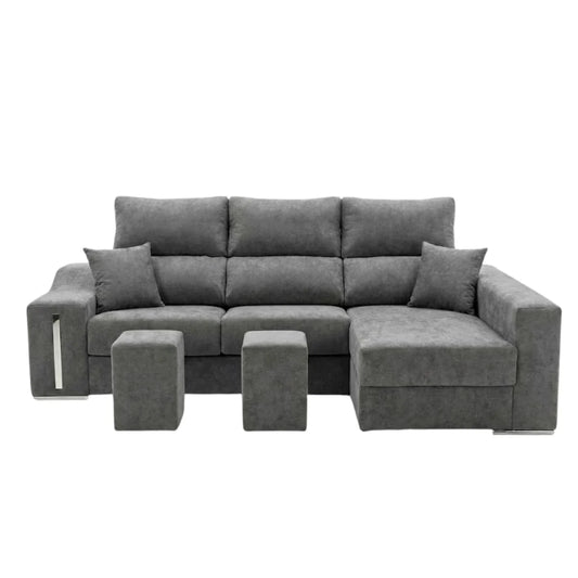 SOFA CHAISELONGUE 265cm CON ARCON