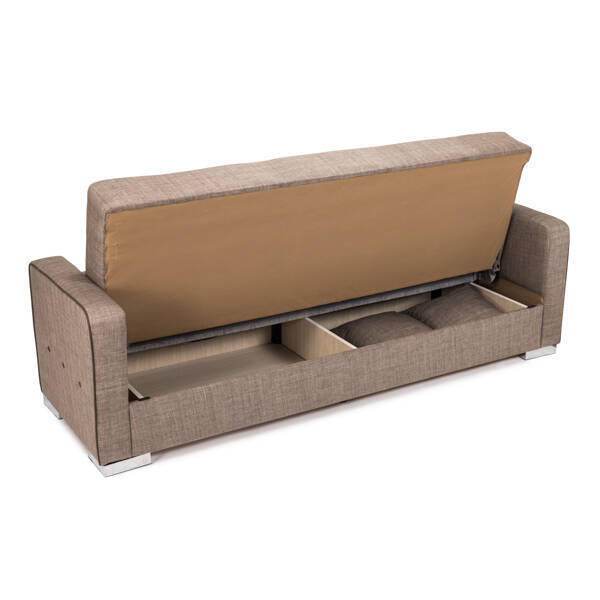 sofa cama con almacenaje pequeño