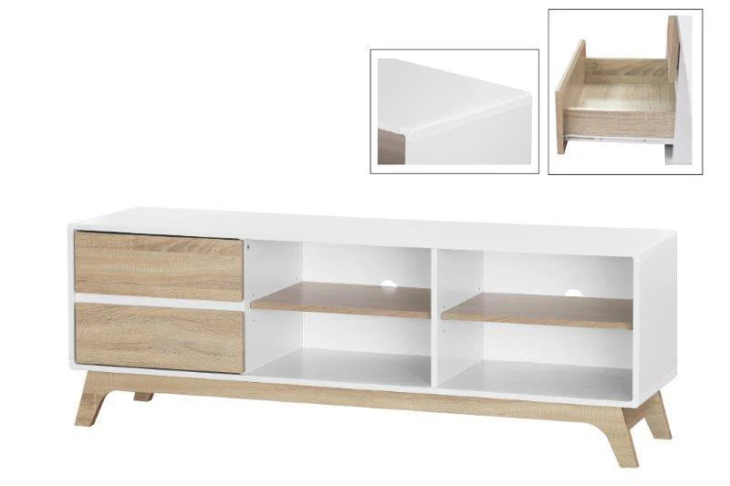 MUEBLE BAJO PARA TV 2 CAJONES NK