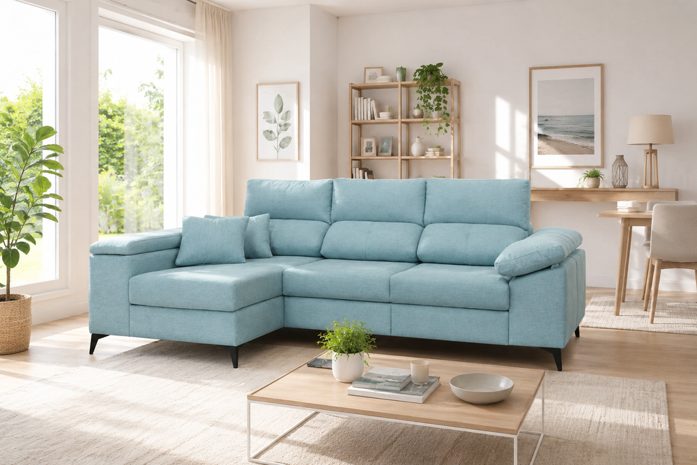 SOFA CHAISELONGUE CON CARRO 280CM ELOY