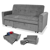 SOFA CAMA CON CHAISELONGUE 178CM MARLON GRIS