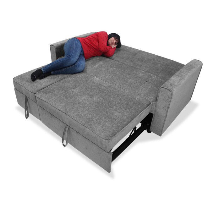 SOFA CAMA CON CHAISELONGUE 178CM MARLON GRIS