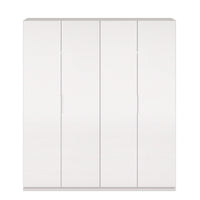 ARMARIO 4 PUERTAS BLANCO BRILLO