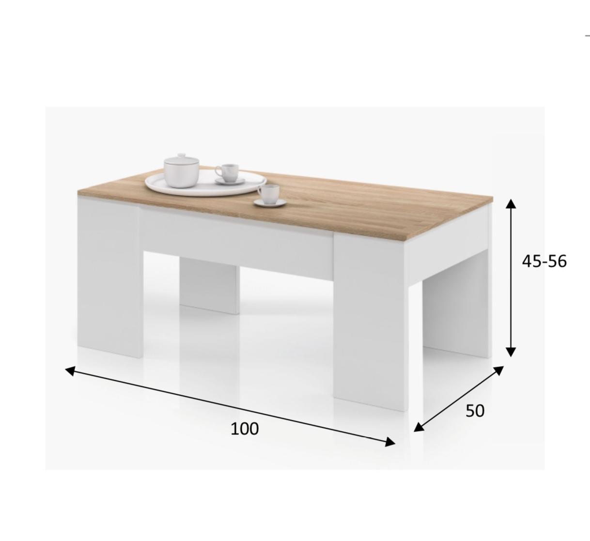 MESA DE CENTRO FLOW 100X50