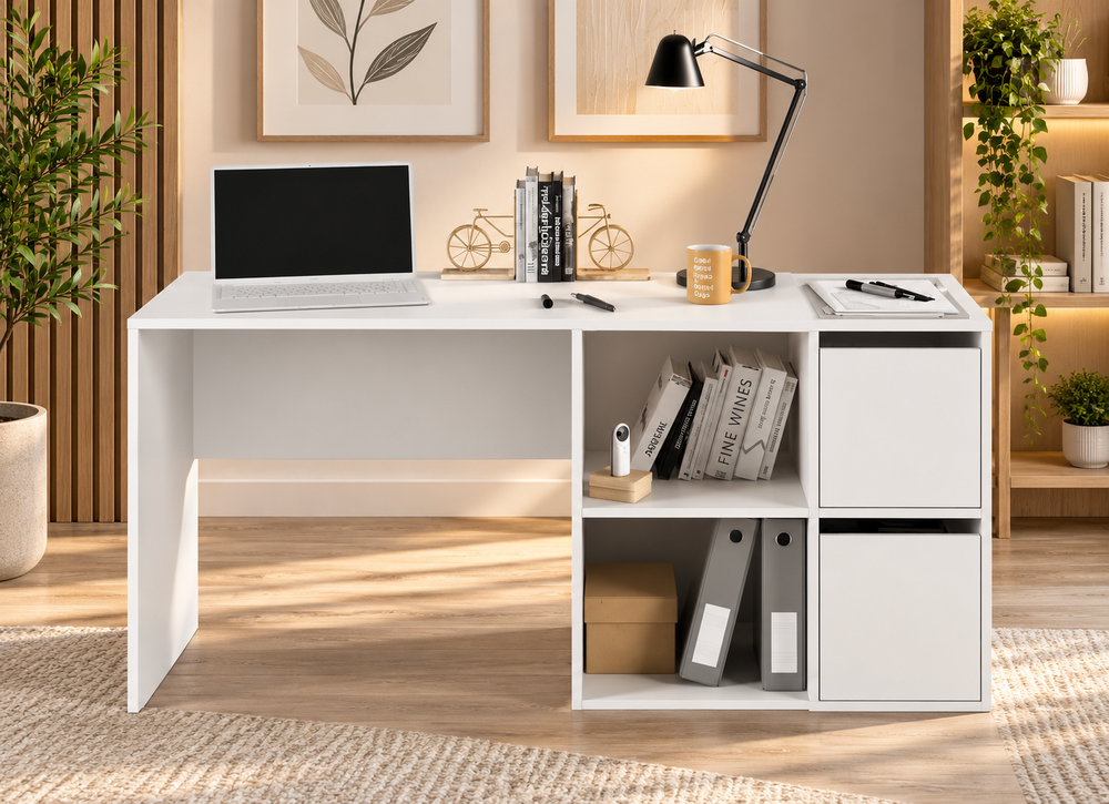 ESCRITORIO MODULAR BLANCO ZENIT