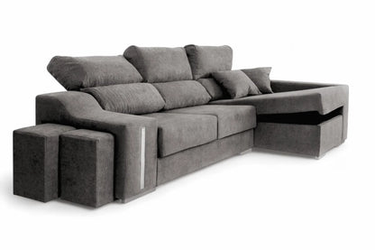 SOFA CHAISELONGUE 265cm CON ARCON