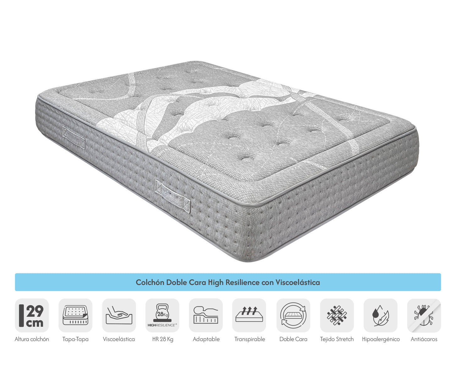 COLCHON VISCOELASTICO IRVING