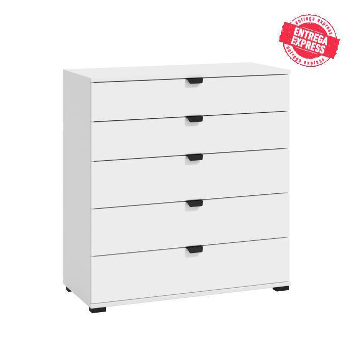 comoda grande 5 ajones blanco