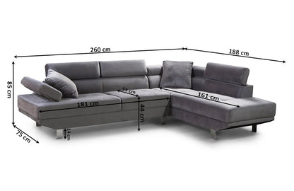 SOFA CHAISELONGUE RINCONERA 260CM GUMER
