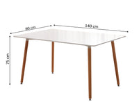MESA DE COMEDOR O COCINA 140cm VIKY