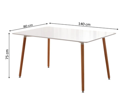 MESA DE COMEDOR O COCINA 140cm VIKY