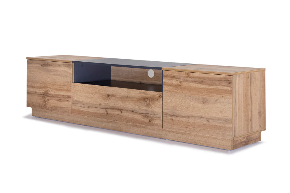 MUEBLE TV MODERNO CON PUERTAS Y CAJON ADA 180CM