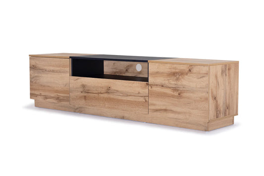 MUEBLE TV MODERNO CON PUERTAS Y CAJON ADA 180CM
