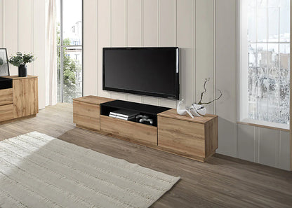 MUEBLE TV MODERNO CON PUERTAS Y CAJON ADA 180CM