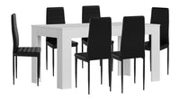 conjunto de mesa de comedor con sillas 