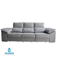 sofa cama 3 plazas gris