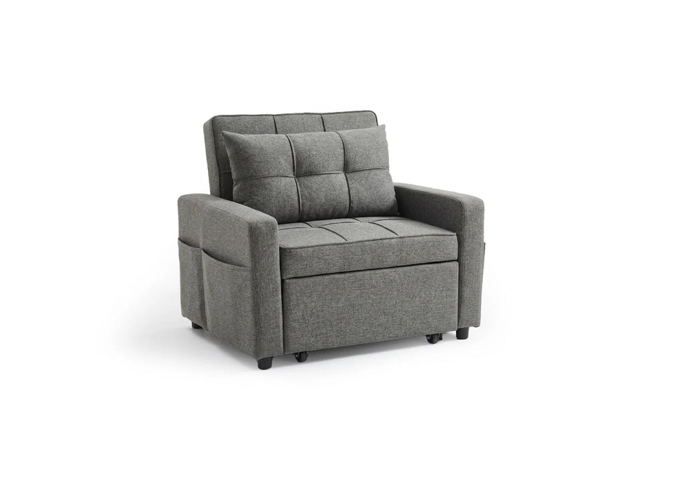SOFÁ CAMA INDIVIDUAL MODERNO Y COMPACTO 90X90 CM | MÁXIMO CONFORT Y DISEÑO ELEGANTE PARA ESPACIOS PEQUEÑOS CAM
