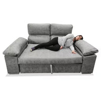 SOFA CAMA PRAGA  190cm GRIS CEMENTO