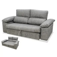 SOFA CAMA PRAGA  190cm GRIS CEMENTO
