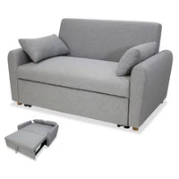 SOFA CAMA PEQUEÑO GRIS GOTINGA