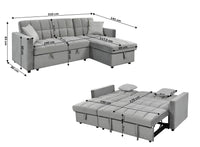 SOFA CAMA CHAISELONGUE MERLIN 210cm